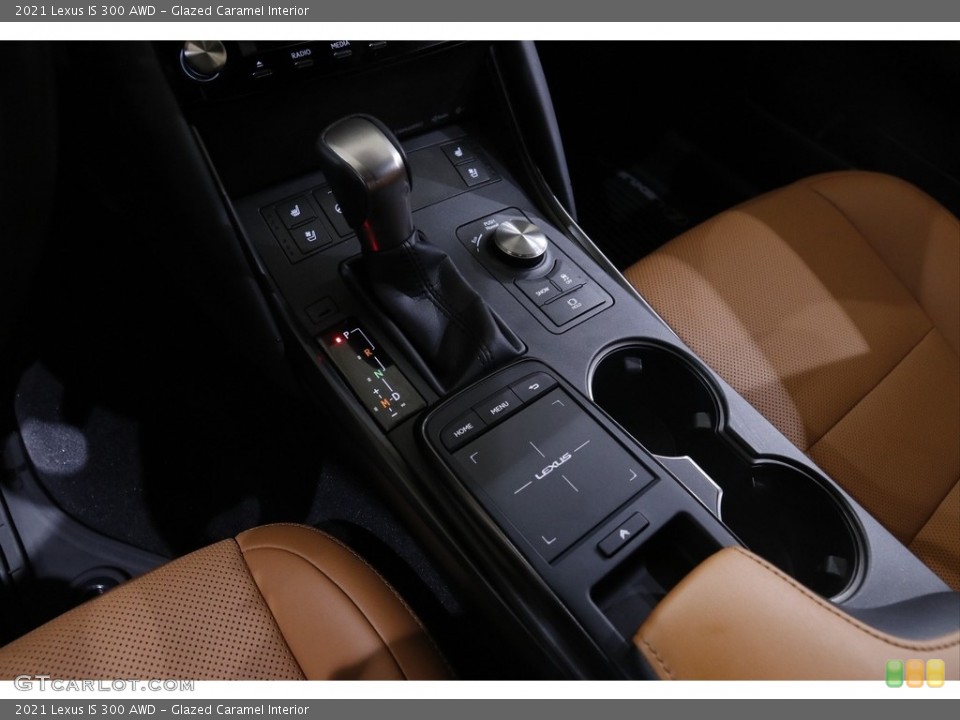 Glazed Caramel Interior Transmission for the 2021 Lexus IS 300 AWD #145410986