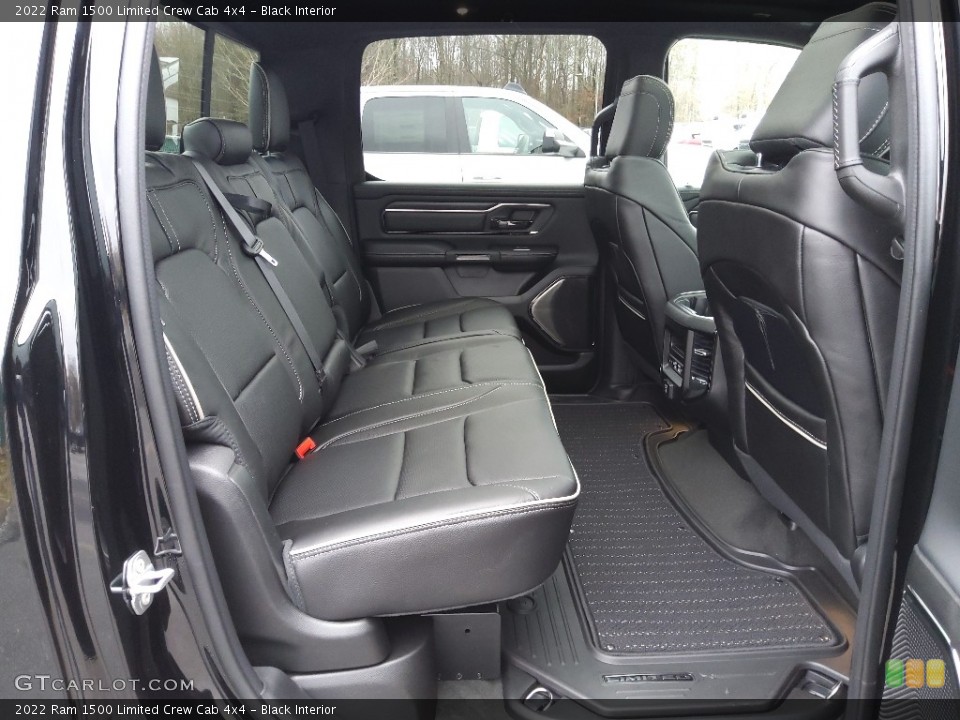 Black Interior Rear Seat for the 2022 Ram 1500 Limited Crew Cab 4x4 #145412211