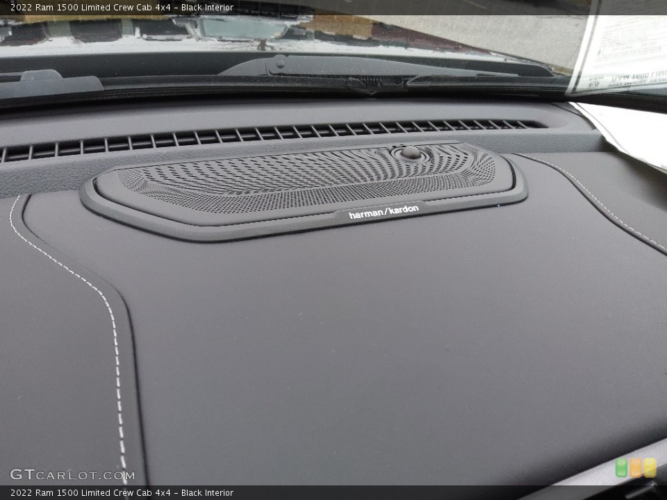 Black Interior Audio System for the 2022 Ram 1500 Limited Crew Cab 4x4 #145412374