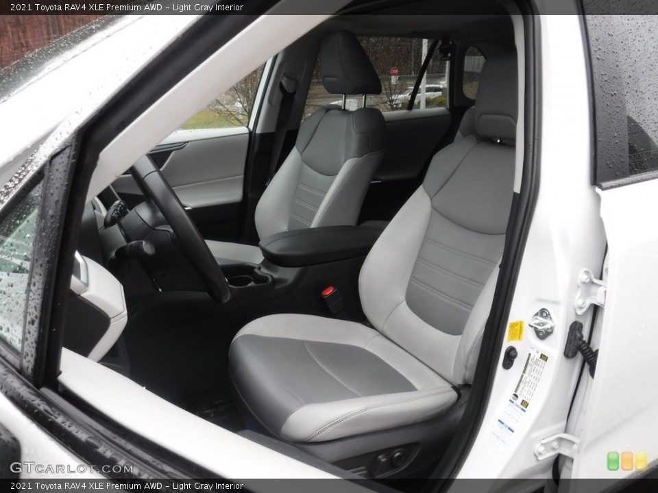 Light Gray Interior Front Seat for the 2021 Toyota RAV4 XLE Premium AWD #145414470