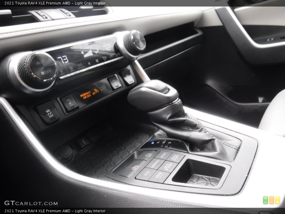 Light Gray Interior Transmission for the 2021 Toyota RAV4 XLE Premium AWD #145414502