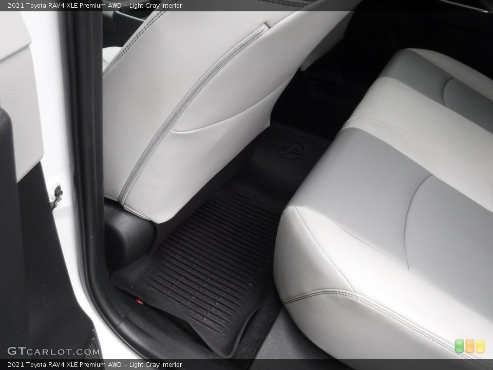 Light Gray Interior Rear Seat for the 2021 Toyota RAV4 XLE Premium AWD #145414614