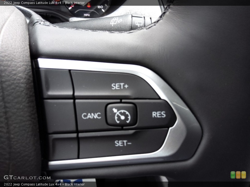 Black Interior Steering Wheel for the 2022 Jeep Compass Latitude Lux 4x4 #145414648