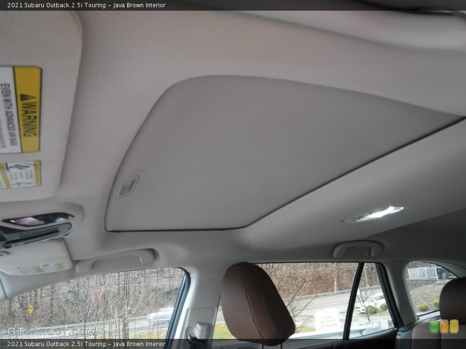 Java Brown Interior Sunroof for the 2021 Subaru Outback 2.5i Touring #145415119