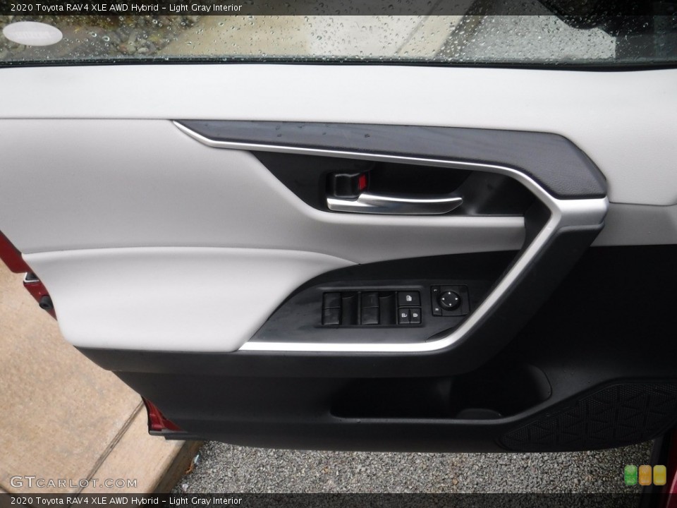 Light Gray Interior Door Panel for the 2020 Toyota RAV4 XLE AWD Hybrid #145415823