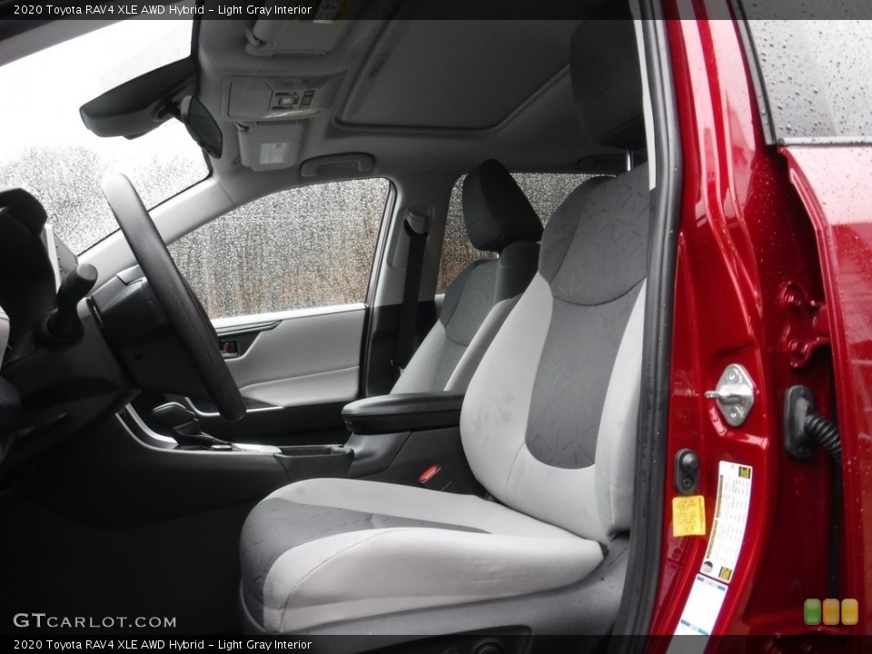 Light Gray Interior Front Seat for the 2020 Toyota RAV4 XLE AWD Hybrid #145415854