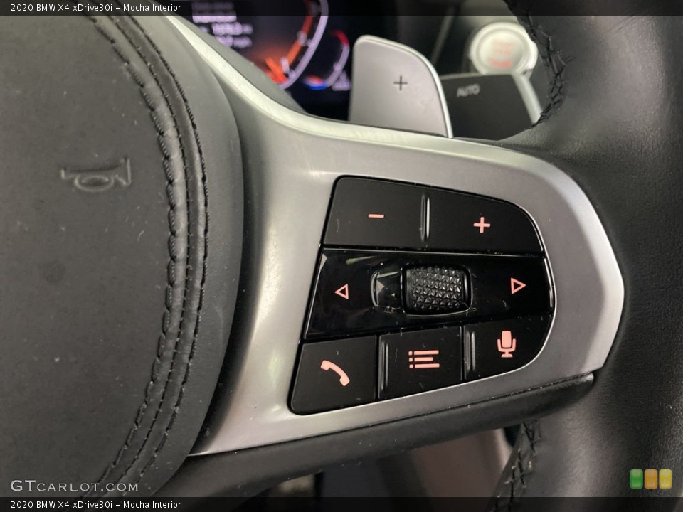 Mocha Interior Steering Wheel for the 2020 BMW X4 xDrive30i #145416110