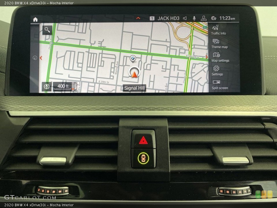 Mocha Interior Navigation for the 2020 BMW X4 xDrive30i #145416174