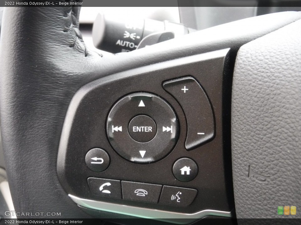 Beige Interior Steering Wheel for the 2022 Honda Odyssey EX-L #145417025