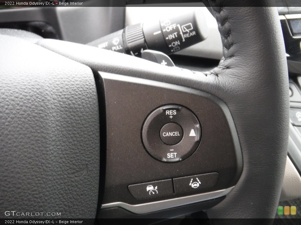 Beige Interior Steering Wheel for the 2022 Honda Odyssey EX-L #145417036