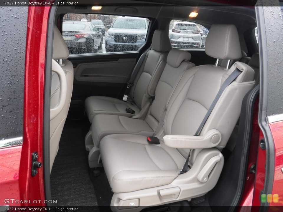 Beige Interior Rear Seat for the 2022 Honda Odyssey EX-L #145417053