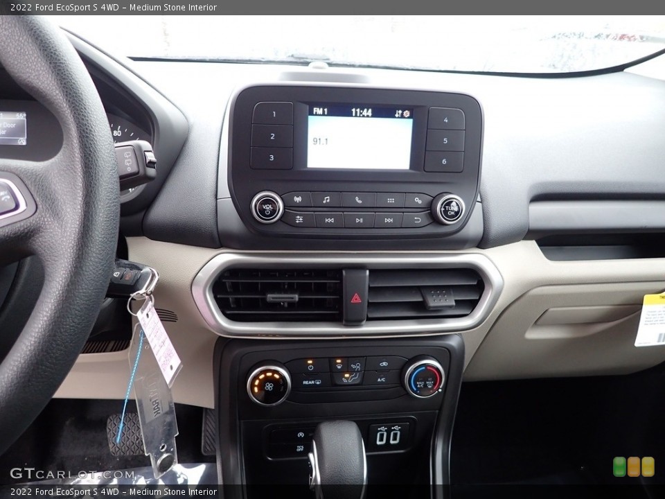 Medium Stone Interior Controls for the 2022 Ford EcoSport S 4WD #145418682