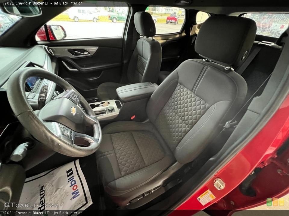 Jet Black Interior Front Seat for the 2021 Chevrolet Blazer LT #145418694
