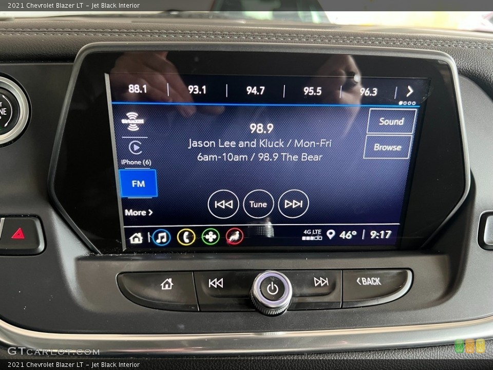Jet Black Interior Controls for the 2021 Chevrolet Blazer LT #145418904