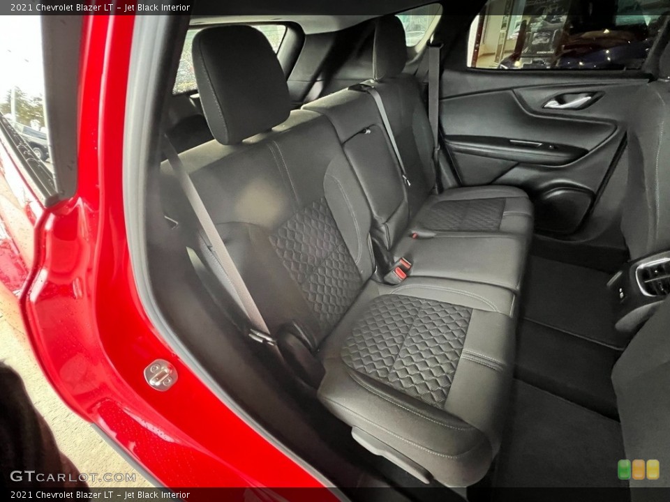Jet Black Interior Rear Seat for the 2021 Chevrolet Blazer LT #145419039