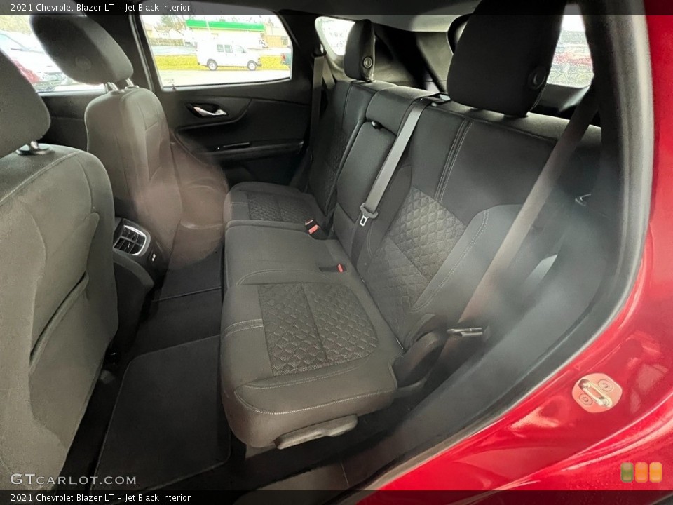 Jet Black Interior Rear Seat for the 2021 Chevrolet Blazer LT #145419150