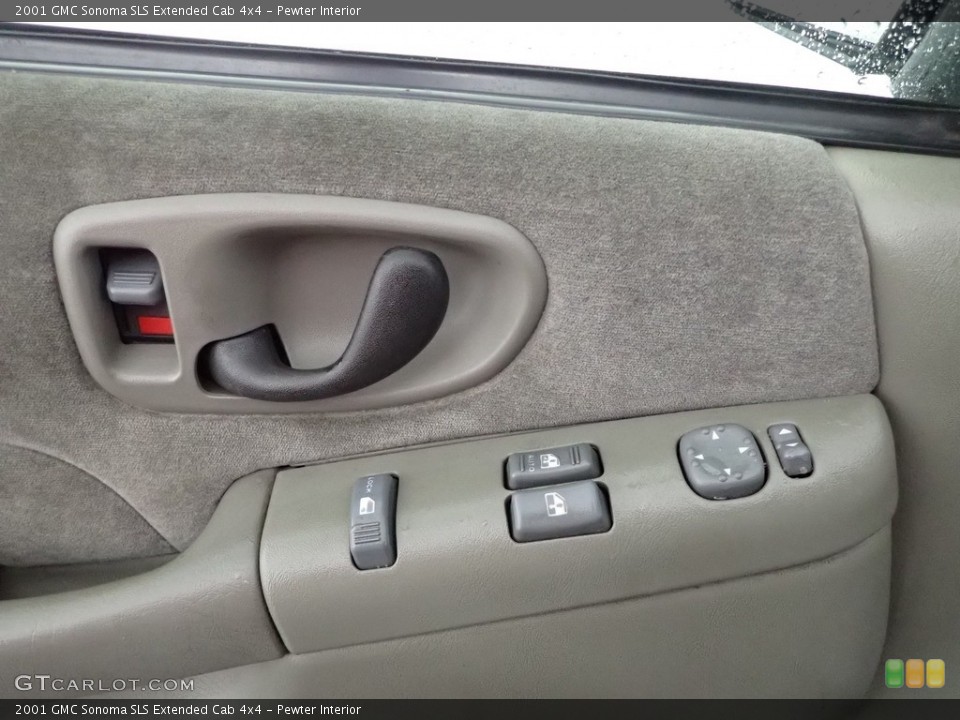 Pewter Interior Door Panel for the 2001 GMC Sonoma SLS Extended Cab 4x4 #145419387