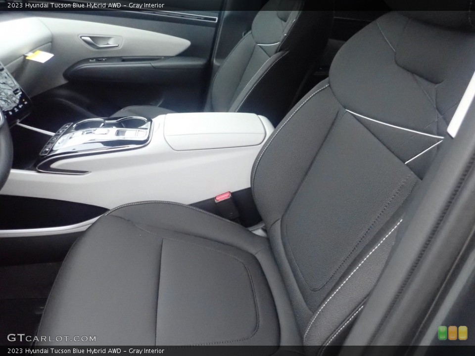 Gray Interior Front Seat for the 2023 Hyundai Tucson Blue Hybrid AWD #145419936