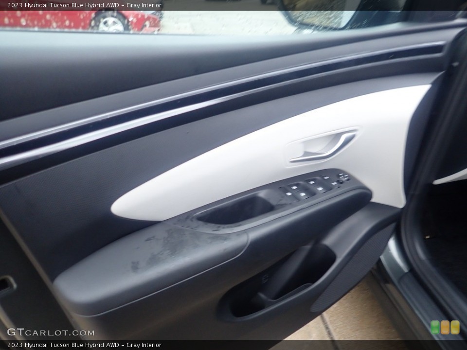 Gray Interior Door Panel for the 2023 Hyundai Tucson Blue Hybrid AWD #145420032