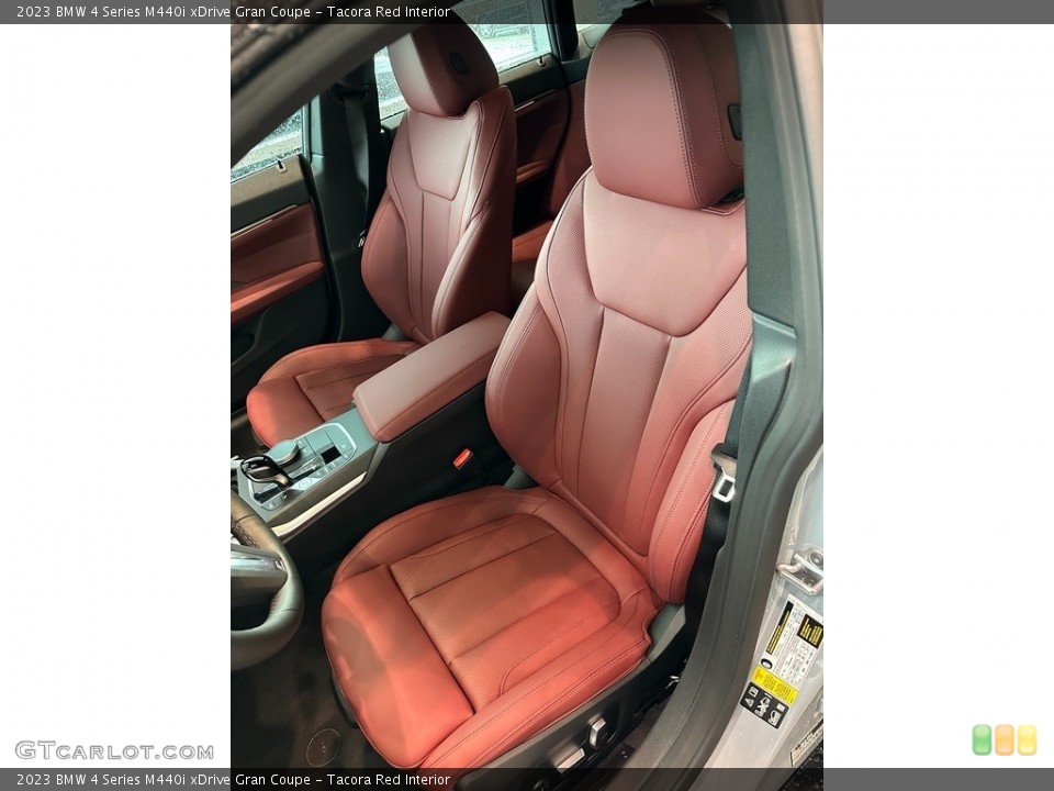 Tacora Red Interior Front Seat for the 2023 BMW 4 Series M440i xDrive Gran Coupe #145420215