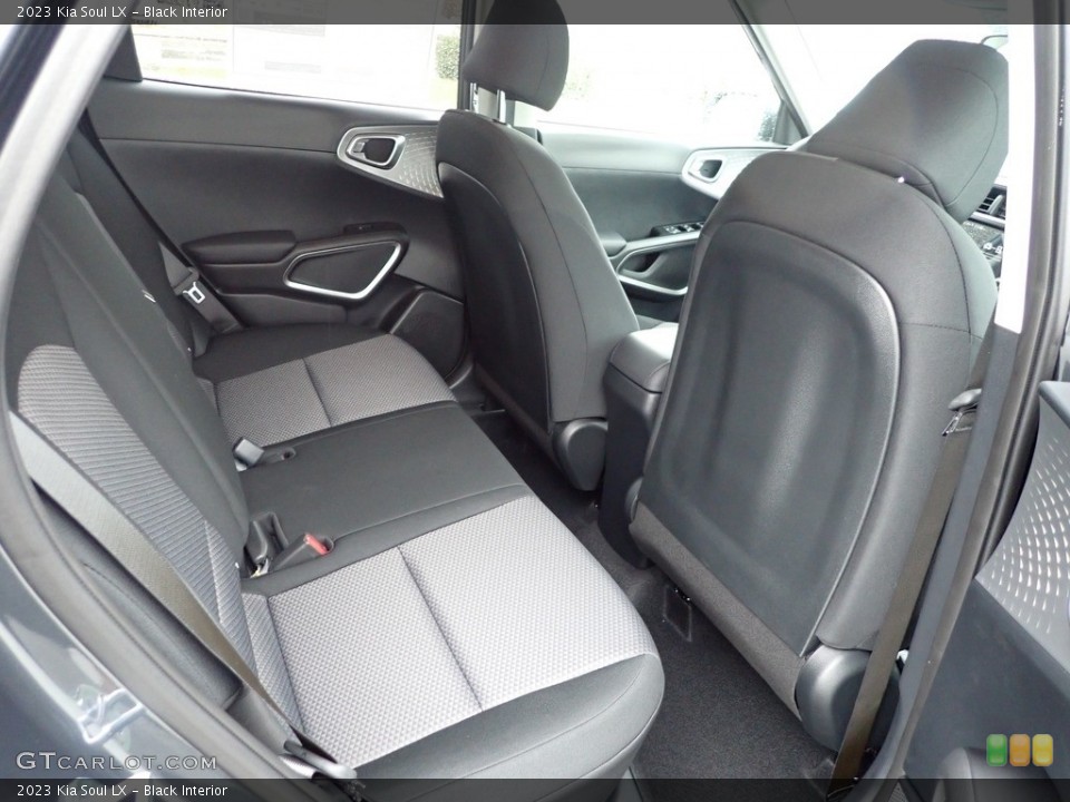 Black Interior Rear Seat for the 2023 Kia Soul LX #145420839