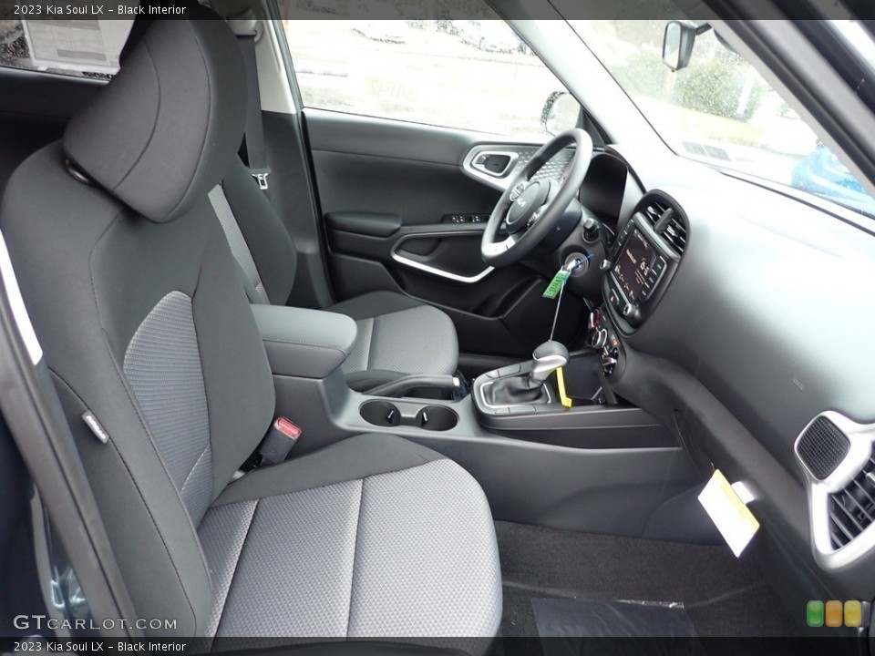 Black Interior Front Seat for the 2023 Kia Soul LX #145420866