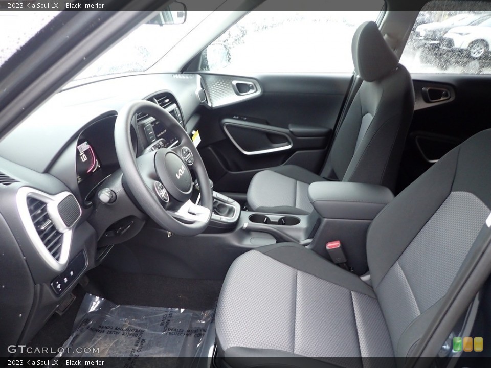 Black Interior Front Seat for the 2023 Kia Soul LX #145420935