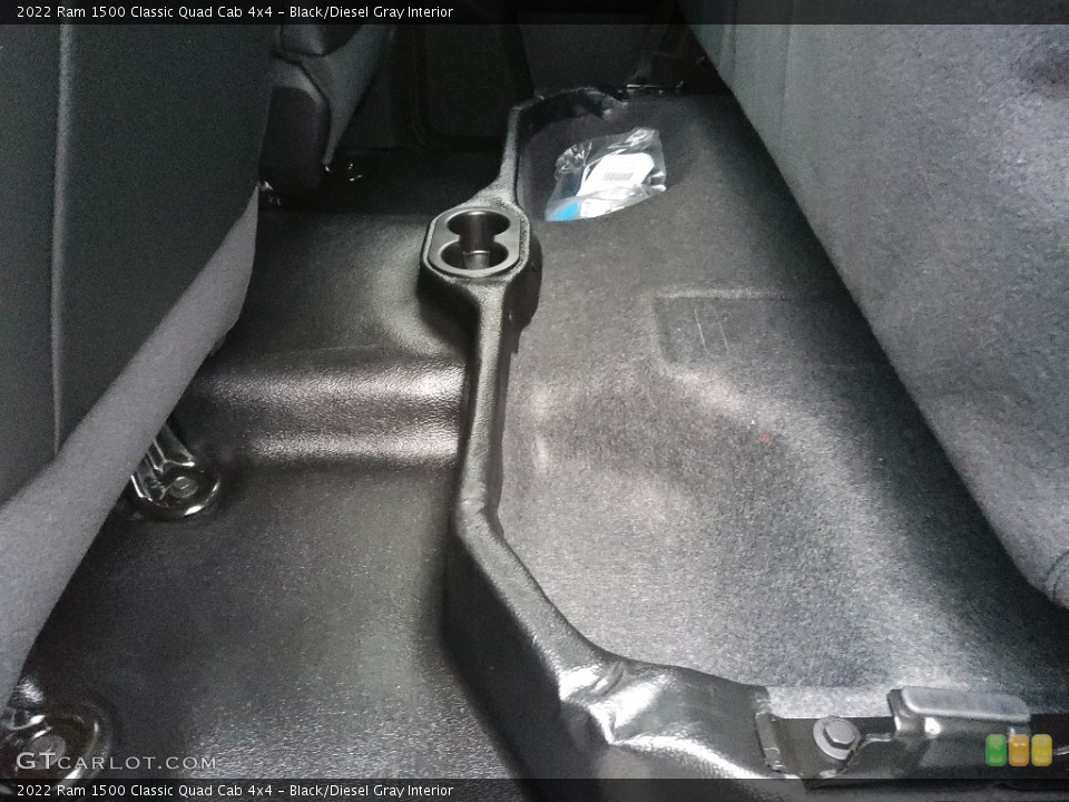 Black/Diesel Gray Interior Rear Seat for the 2022 Ram 1500 Classic Quad Cab 4x4 #145422237