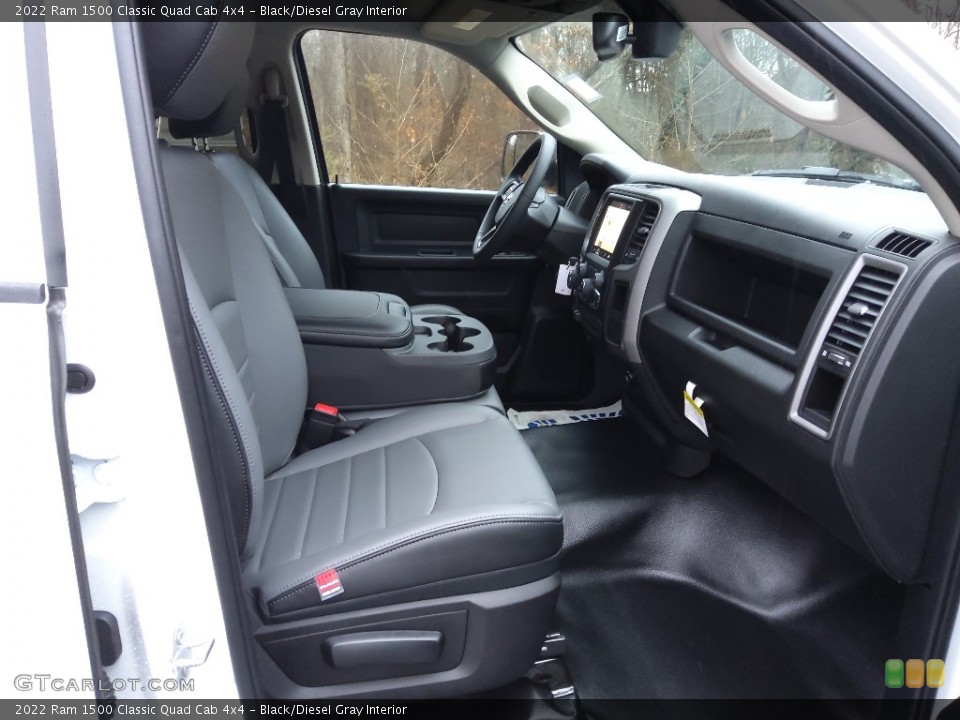 Black/Diesel Gray Interior Front Seat for the 2022 Ram 1500 Classic Quad Cab 4x4 #145422270