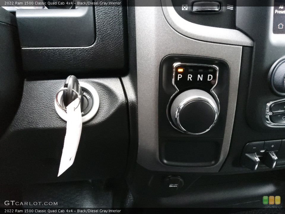 Black/Diesel Gray Interior Transmission for the 2022 Ram 1500 Classic Quad Cab 4x4 #145422346