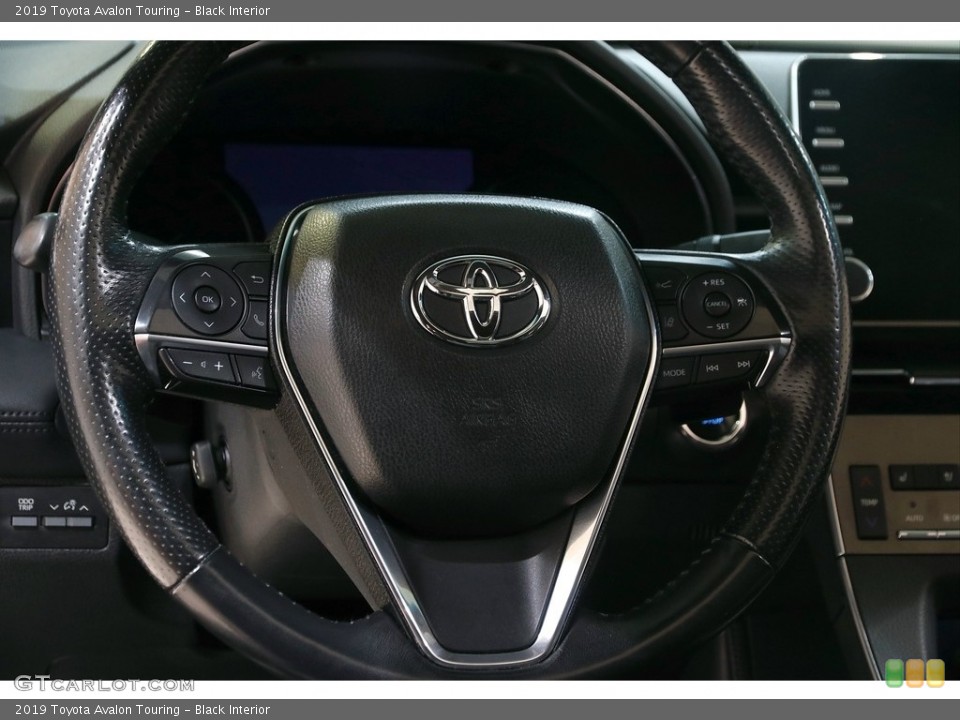 Black Interior Steering Wheel for the 2019 Toyota Avalon Touring #145423217