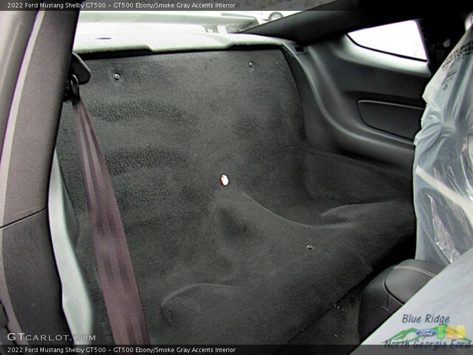 GT500 Ebony/Smoke Gray Accents Interior Rear Seat for the 2022 Ford Mustang Shelby GT500 #145425126