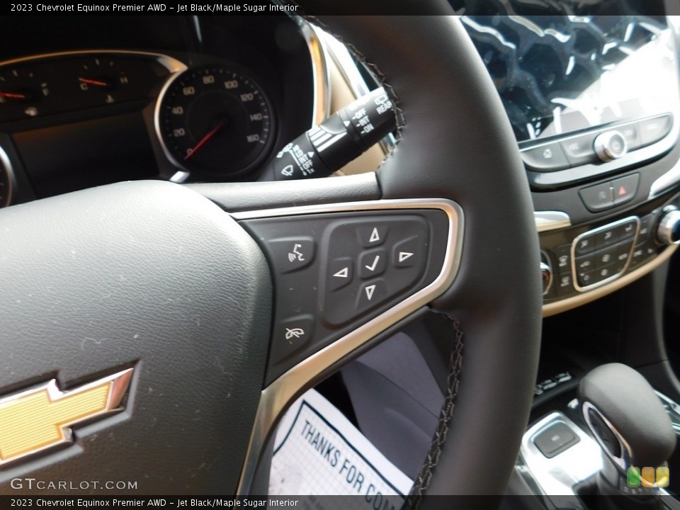 Jet Black/Maple Sugar Interior Steering Wheel for the 2023 Chevrolet Equinox Premier AWD #145425375