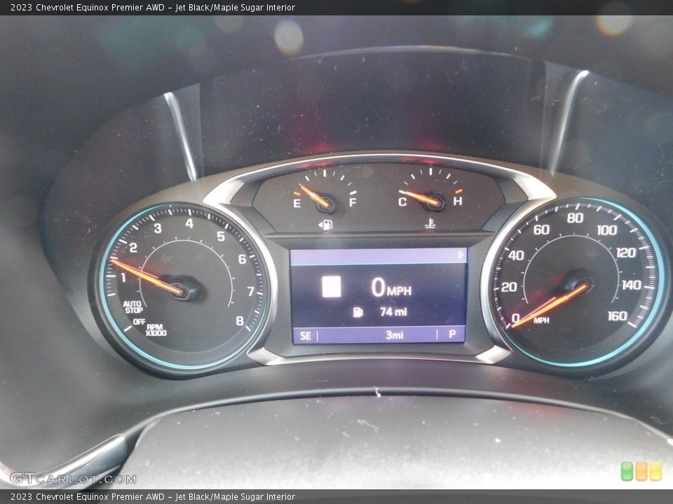 Jet Black/Maple Sugar Interior Gauges for the 2023 Chevrolet Equinox Premier AWD #145425432