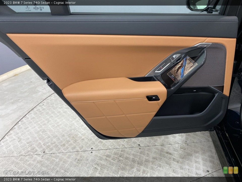 Cognac Interior Door Panel for the 2023 BMW 7 Series 740i Sedan #145425441