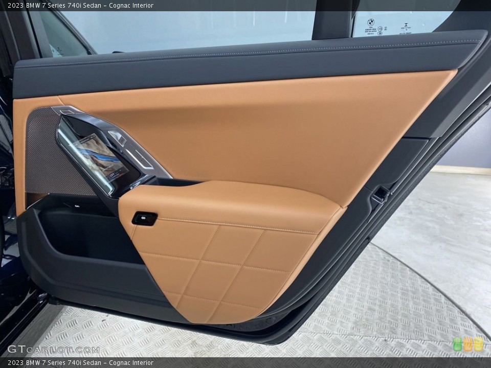 Cognac Interior Door Panel for the 2023 BMW 7 Series 740i Sedan #145425552