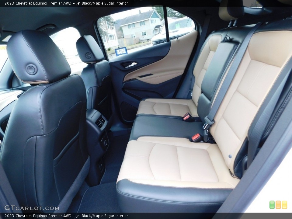 Jet Black/Maple Sugar Interior Rear Seat for the 2023 Chevrolet Equinox Premier AWD #145425744