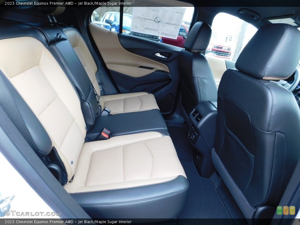 Jet Black/Maple Sugar Interior Rear Seat for the 2023 Chevrolet Equinox Premier AWD #145425903