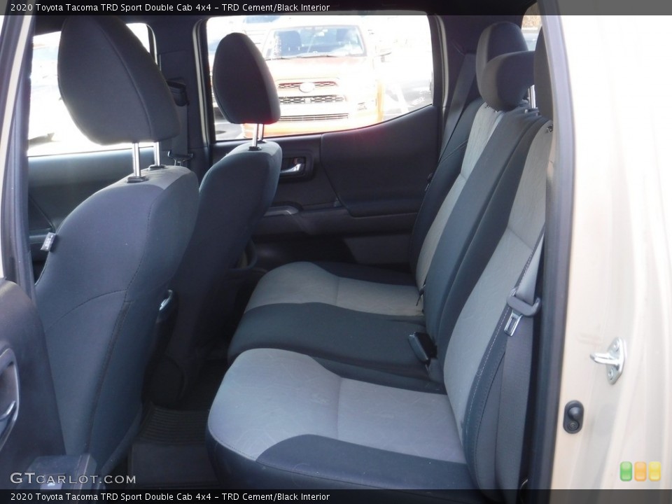 TRD Cement/Black Interior Rear Seat for the 2020 Toyota Tacoma TRD Sport Double Cab 4x4 #145426392