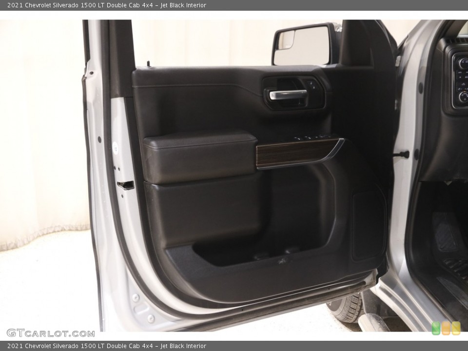 Jet Black Interior Door Panel for the 2021 Chevrolet Silverado 1500 LT Double Cab 4x4 #145428687