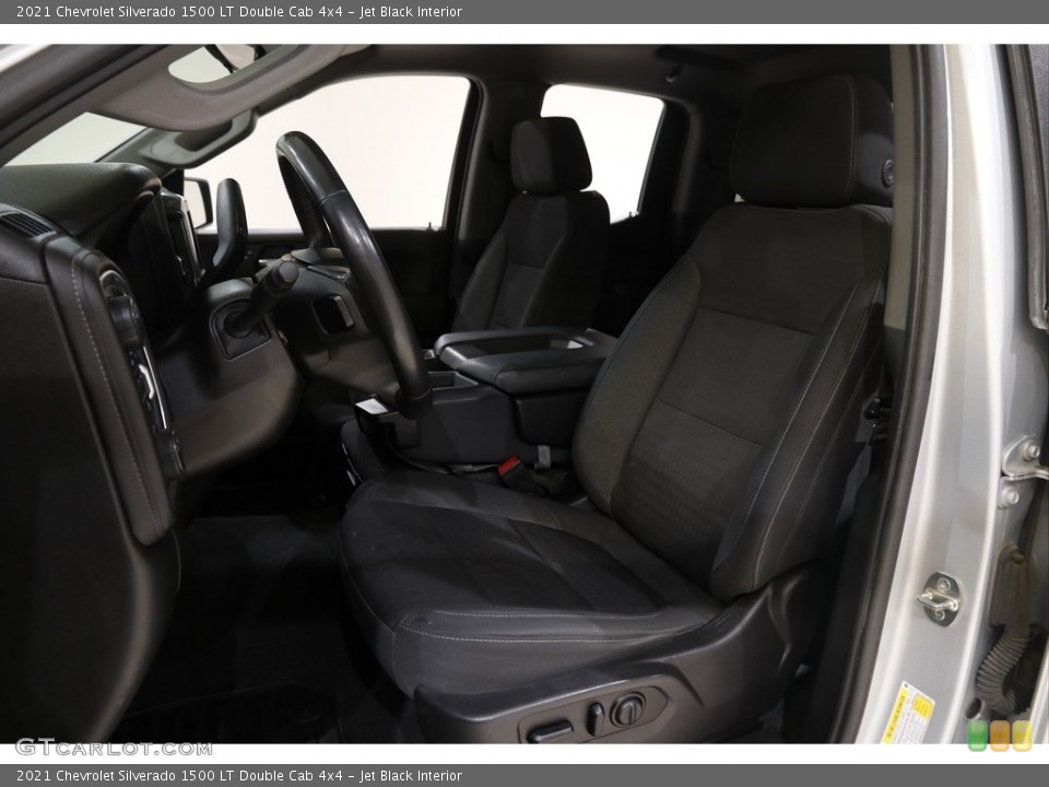 Jet Black Interior Front Seat for the 2021 Chevrolet Silverado 1500 LT Double Cab 4x4 #145428708