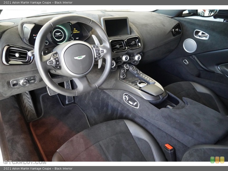 Black Interior Photo for the 2021 Aston Martin Vantage Coupe #145429827