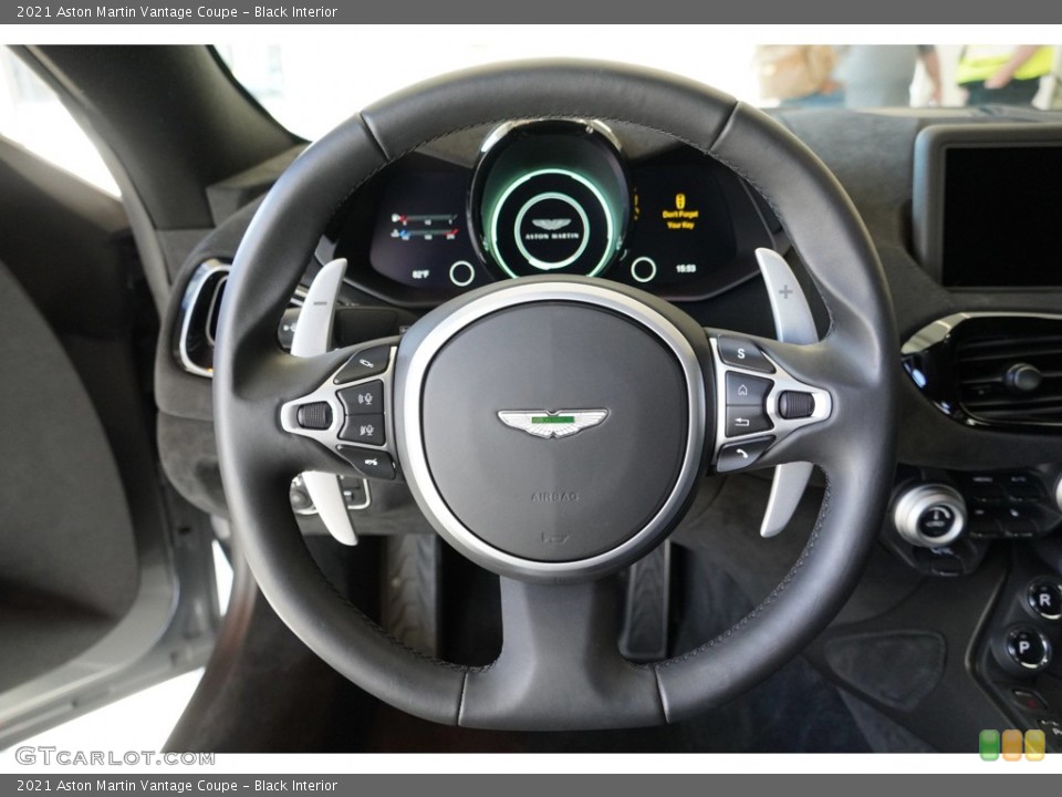Black Interior Steering Wheel for the 2021 Aston Martin Vantage Coupe #145429856