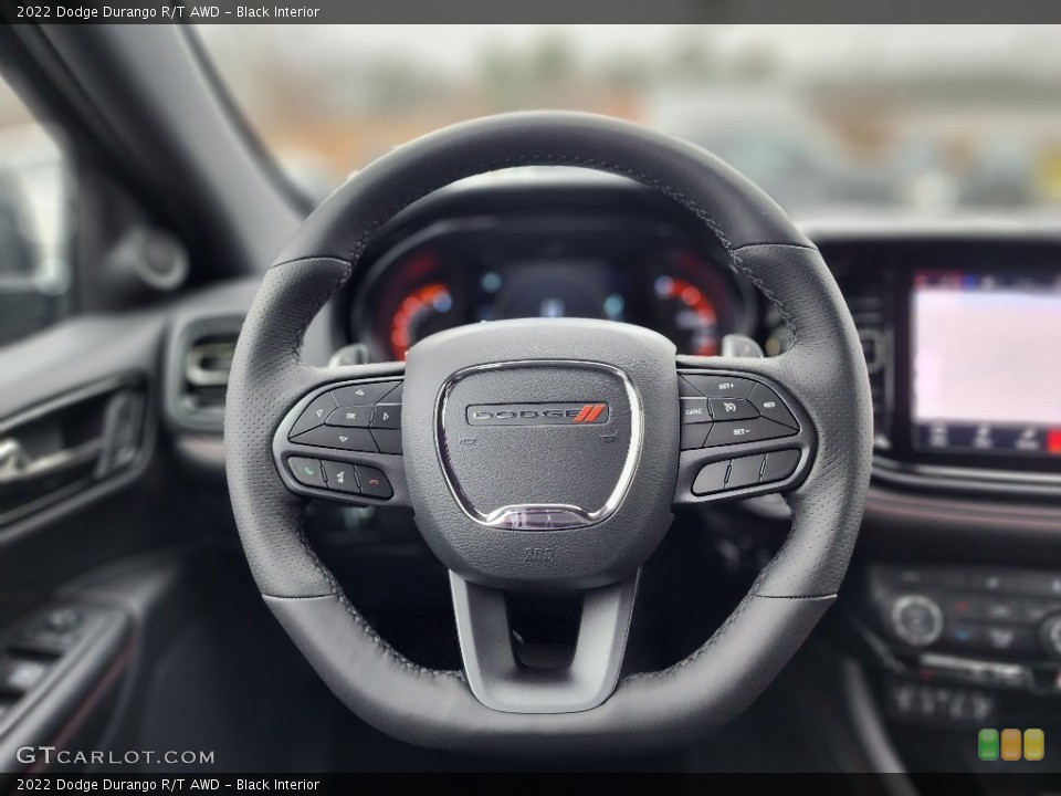 Black Interior Steering Wheel for the 2022 Dodge Durango R/T AWD #145429875