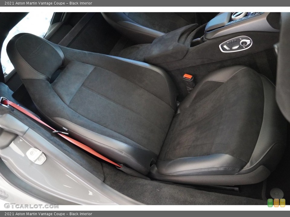 Black Interior Front Seat for the 2021 Aston Martin Vantage Coupe #145429965