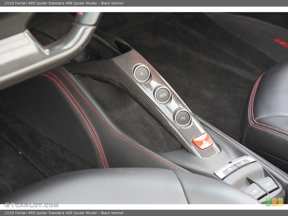 Black Interior Controls for the 2018 Ferrari 488 Spider  #145430898