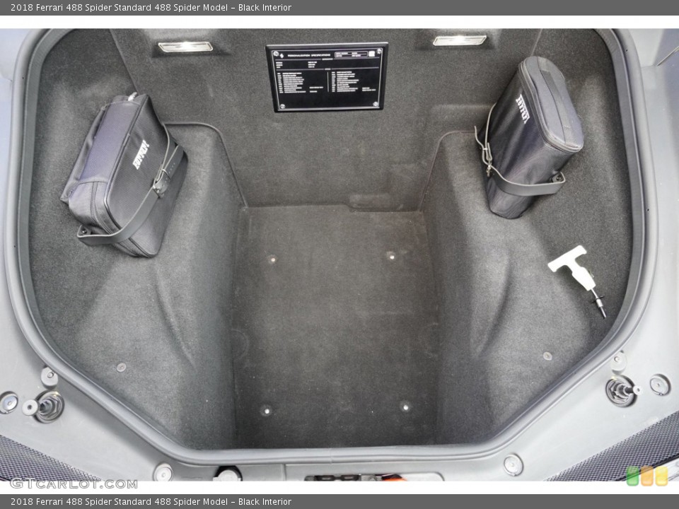 Black Interior Trunk for the 2018 Ferrari 488 Spider  #145431354