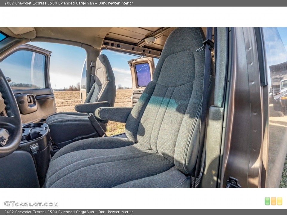 Dark Pewter Interior Front Seat for the 2002 Chevrolet Express 3500 Extended Cargo Van #145431423