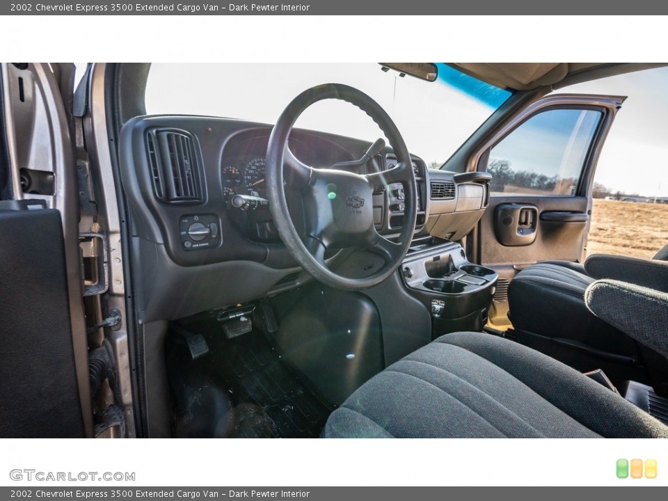 Dark Pewter Interior Photo for the 2002 Chevrolet Express 3500 Extended Cargo Van #145431468