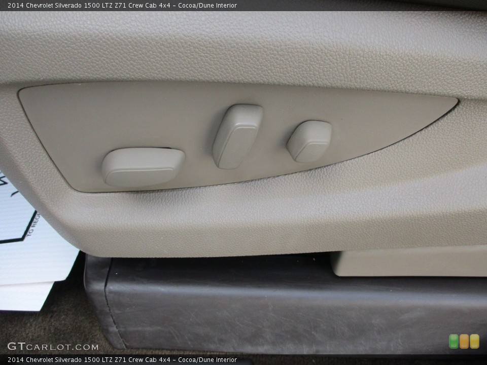Cocoa/Dune Interior Front Seat for the 2014 Chevrolet Silverado 1500 LTZ Z71 Crew Cab 4x4 #145431555